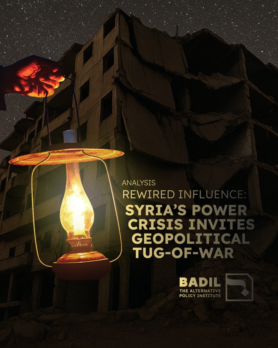 What happens when a country loses power, literally?

Syria’s electricity sector is hanging by a thread. After over a decade of war, sanctions, and foreign interference, only 30% of peak demand is met, and people are paying the price in darkness, dollars, and dependence.

In this