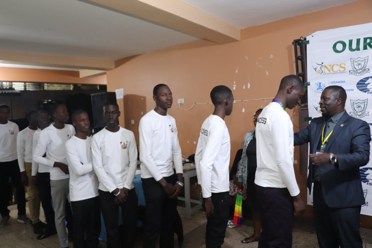JBacarlz's tweet photo. The 2025 Father Grimes National Schools chess champions, reigning high from the hill, St. Henry's College Kitovu [SHACK]🥳🥳. 
After 9 rounds of board battle, the mighty SHACKS made it to the top. Well done to the team and administration for the great support rendered. https://t.co/wwk0dqJGxg