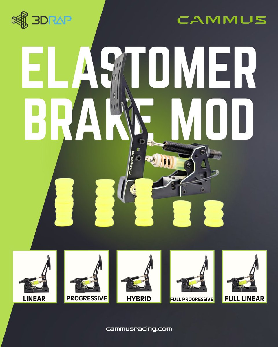 Cammus (@cammuscammus) on Twitter photo The CAMMUS LC100 Elastomer Brake MOD, made by 3DRap, is here to level up your brake pedal feel like never before. 
Check it out now at cammusracing.com under LC100 Pedals or 3Drap.it  <a href="/TREDIRAP/">3DRAP.IT</a> 
#SimRacingMods #CammusLC100 #BrakeMod The CAMMUS LC100 Elastomer Brake MOD, made by 3DRap, is here to level up your brake pedal feel like never before. 
Check it out now at cammusracing.com under LC100 Pedals or 3Drap.it  <a href="/TREDIRAP/">3DRAP.IT</a> 
#SimRacingMods #CammusLC100 #BrakeMod