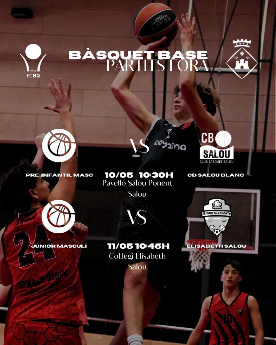 💥🏀Agenda esportiva del <a href="/cjubasquet/">CJU Bàsquet</a> d’aquest cap de setmana🏀💥