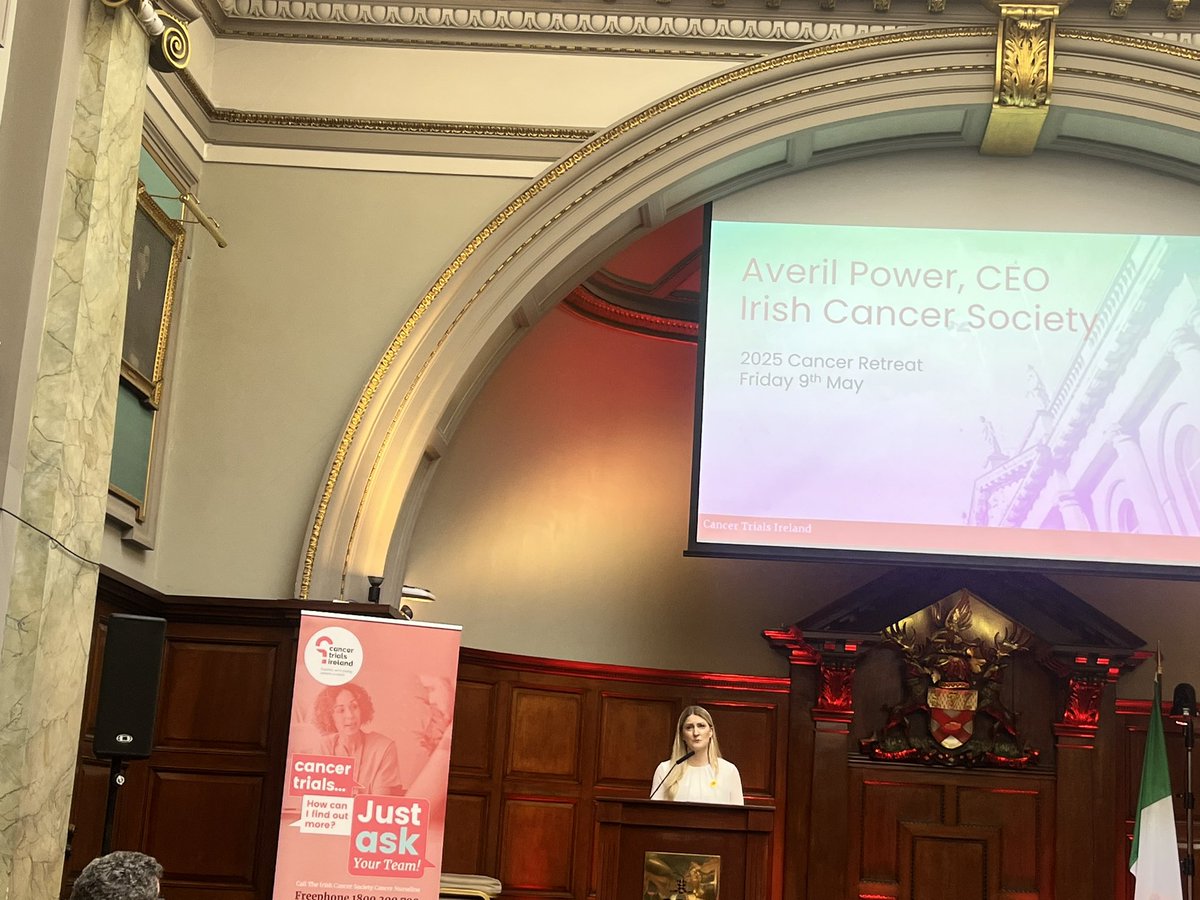 Claire K (@dr_clairek) on Twitter photo Our <a href="/IrishCancerSoc/">Irish Cancer Society</a> CEO <a href="/averilpower/">Averil Power</a> speaking at the <a href="/cancertrials_ie/">CancerTrialsIreland 🌈</a> #cancerretreat about the importance of investment in clinical trials across the island of Ireland Our <a href="/IrishCancerSoc/">Irish Cancer Society</a> CEO <a href="/averilpower/">Averil Power</a> speaking at the <a href="/cancertrials_ie/">CancerTrialsIreland 🌈</a> #cancerretreat about the importance of investment in clinical trials across the island of Ireland