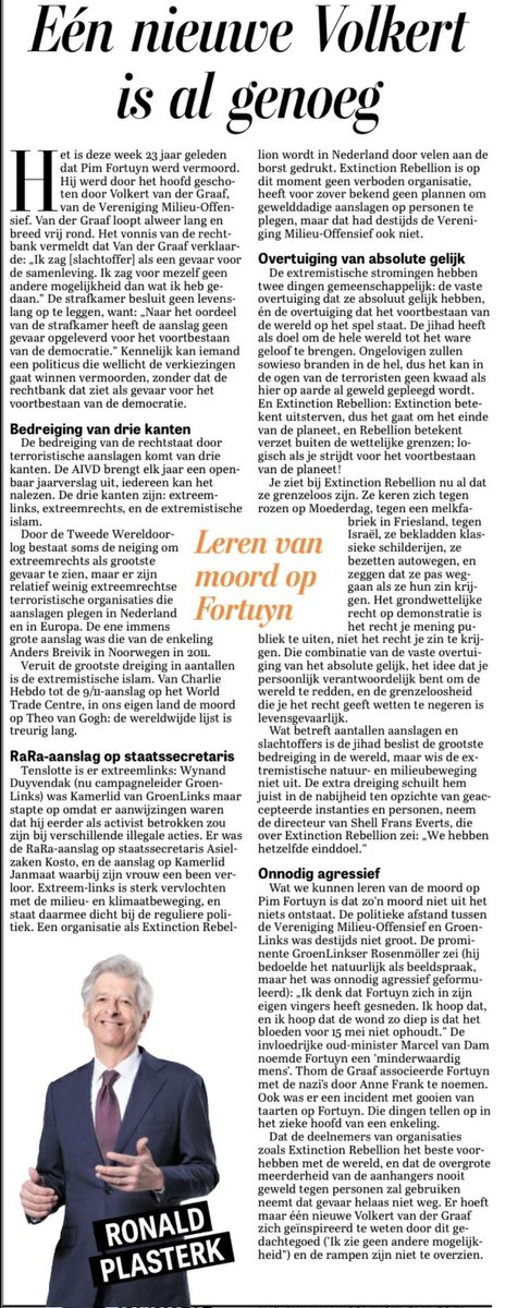 Stelt u zich toch eens voor dat <a href="/RPlasterk/">Ronald Plasterk</a> wél minister-president was geworden, met zo'n heldere blik en goed doorwrocht perspectief, dat had zeker bijgedragen aan een beter Nederland.