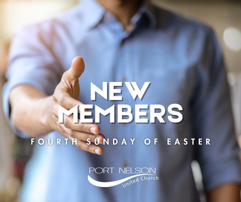 All are welcome to join us in person or online at 10:30 a.m., as we mark the Fourth Sunday of Easter and celebrate Mother's Day.
This morning, we will also welcome new members into our Port Nelson church family.
 portnelson.ca/sunday-service…