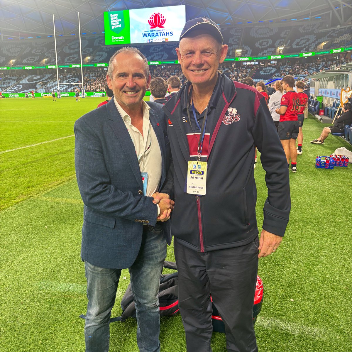 Two of the absolute greats of Australian sports journalism - and rugby - and we’re now privileged to have them responsible for spreading the gospel of the game for the two biggest state unions.