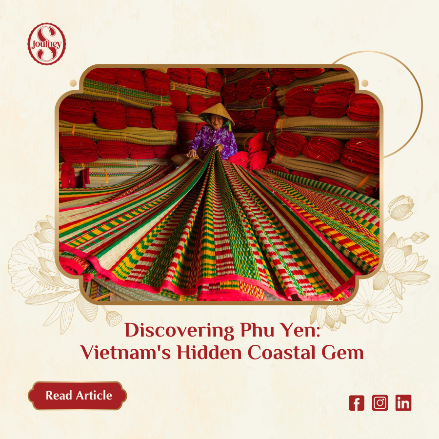 SJourneyExpress's tweet photo. 🌊 Handwoven mats. Ocean-fresh crab. Quiet churches.

Phu Yen is Vietnam’s coastal soul — best explored by the rhythmic glide of #SJourney 🚆

🔗 https://t.co/UCH0om7f7e

#PhuYen #VietnamTravel #LuxuryTrain #CulturalJourney #OffTheBeatenPath https://t.co/6H5HrjoBL2