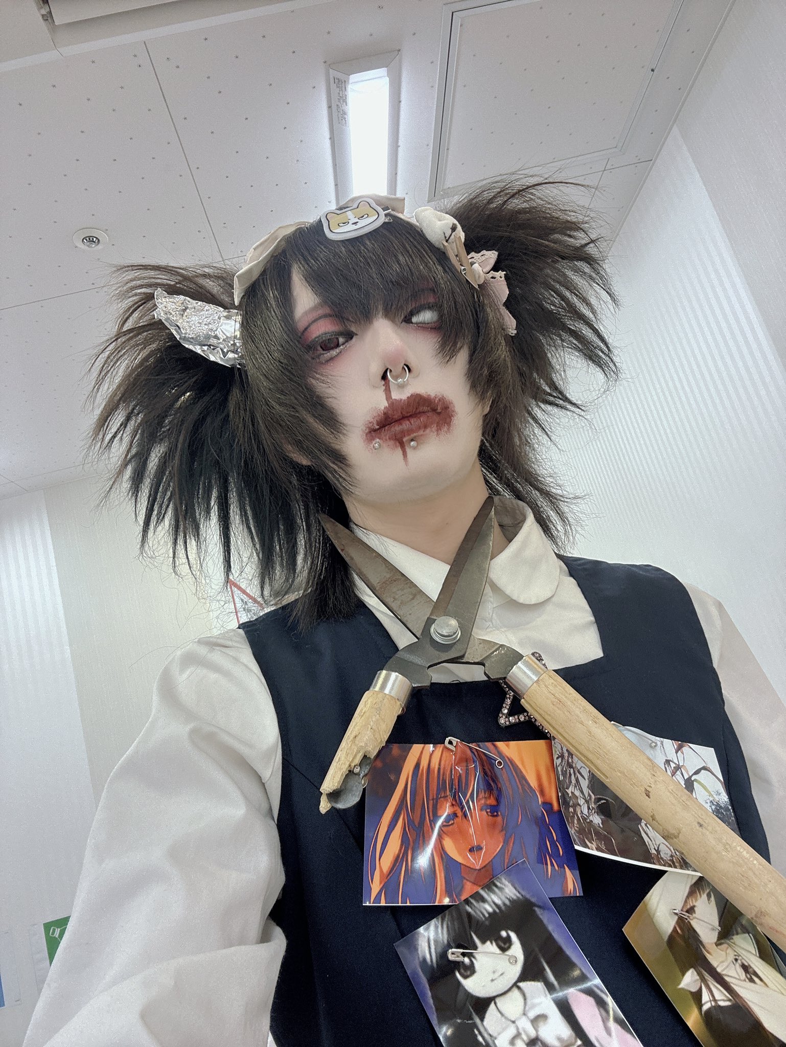鮮血A子ちゃん ひろくん11枚 伐(まみれた)×Kōji(我楽多)×滅多刺しひろくん(鮮血A子ちゃん