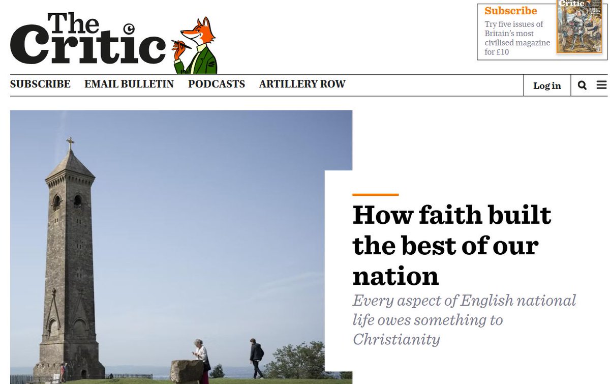 Thanks to <a href="/EsmeLKPartridge/">Esmé Partridge</a> for this wonderful review of "God is an Englishman" in <a href="/TheCriticMag/">The Critic</a> <a href="/TheCriticBooks/">The Critic Books</a> (link in thread) 1/2 ...