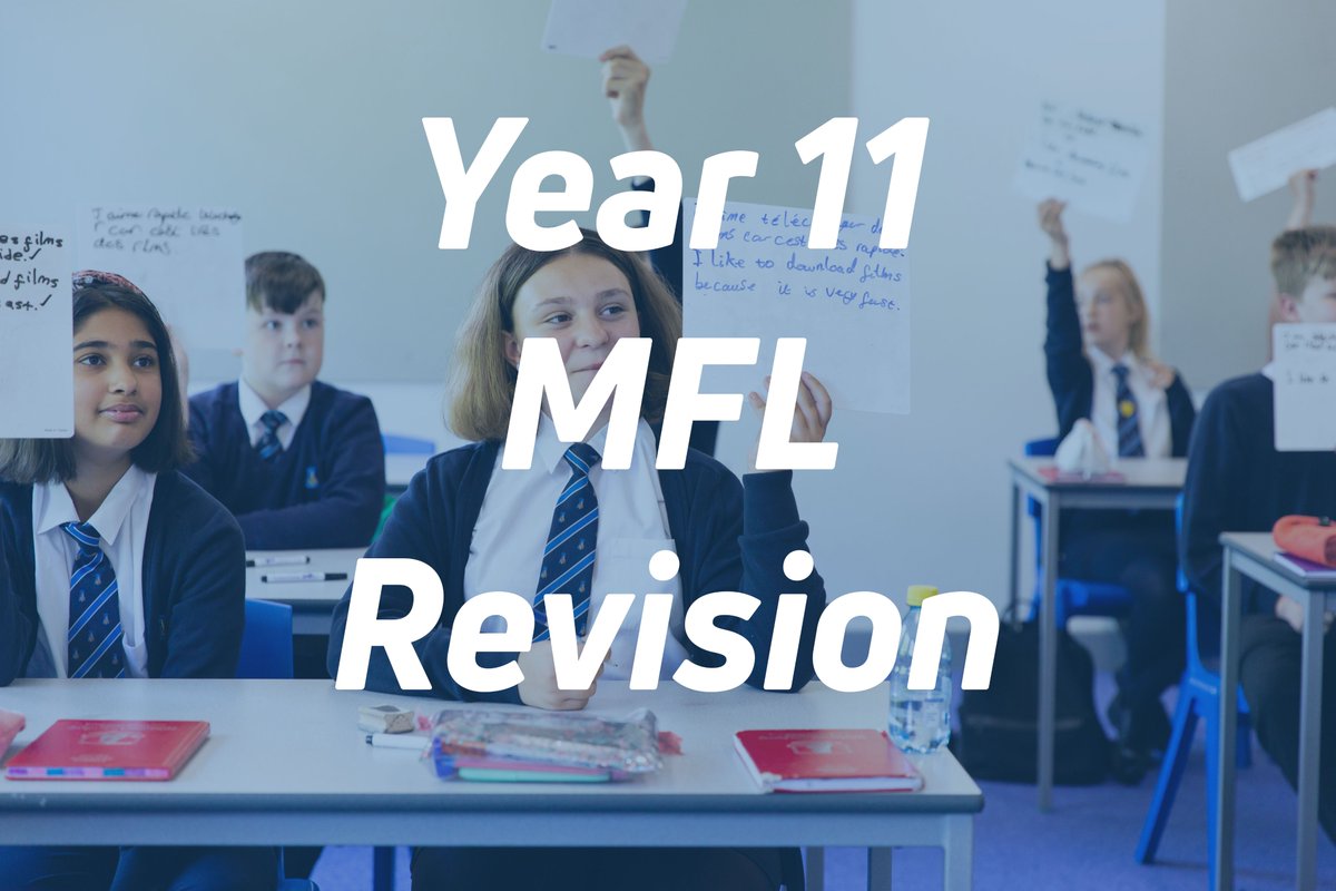 ✨Year 11 after school revision after school on Monday!✨
🇫🇷🇪🇸 - MFL