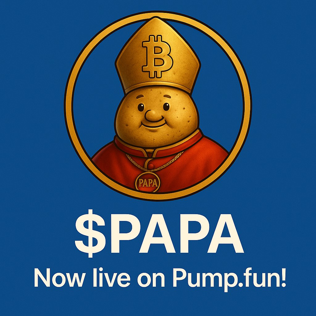PAPALEOTOKEN's tweet photo. ๐จ HABEMUS PUMPUM $PAPA ๐จ
The first on-chain pontiff has emerged.
โ๏ธ Meet PAPA LEO XIV: Pope of Pump
Now live: https://t.co/FDOxCWnIbu
Blessed be thy timeline. $PAPA ๐ฅ
#PAPA #HolySpud #CryptoVatican https://t.co/KOizmfaFmQ