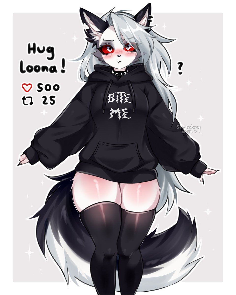 strawbwymilk_'s tweet photo. loona with an oversized hoodie !! 🖤 https://t.co/eYqMMhJDiG
