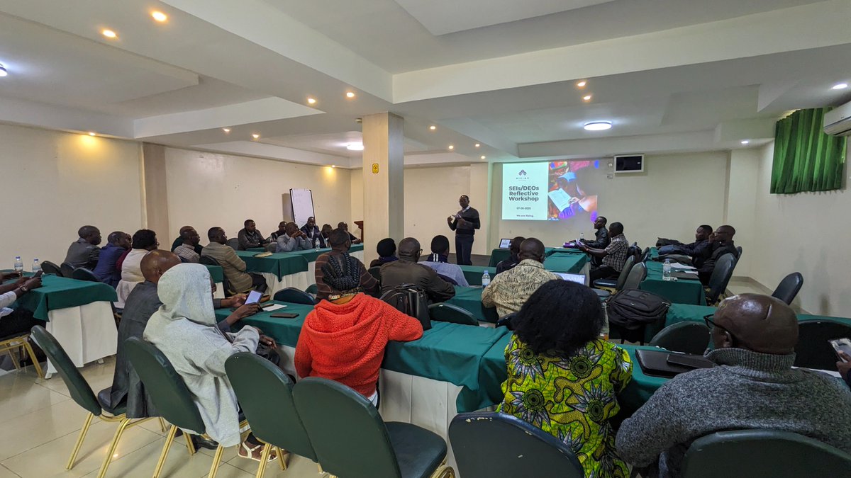 Rising_Rwanda's tweet photo. DEOs &amp; SEIs from 7 districts joined a powerful Reflective Workshop. By reviewing Term 2 data, we identified wins, gaps &amp; clear next steps. At @risingacademies, data drives action—targeted support means better learning. Honored to be joined by @REBRwanda’s TDM&amp;CGC HoD @NMugenzi. https://t.co/q19FAPRPAP