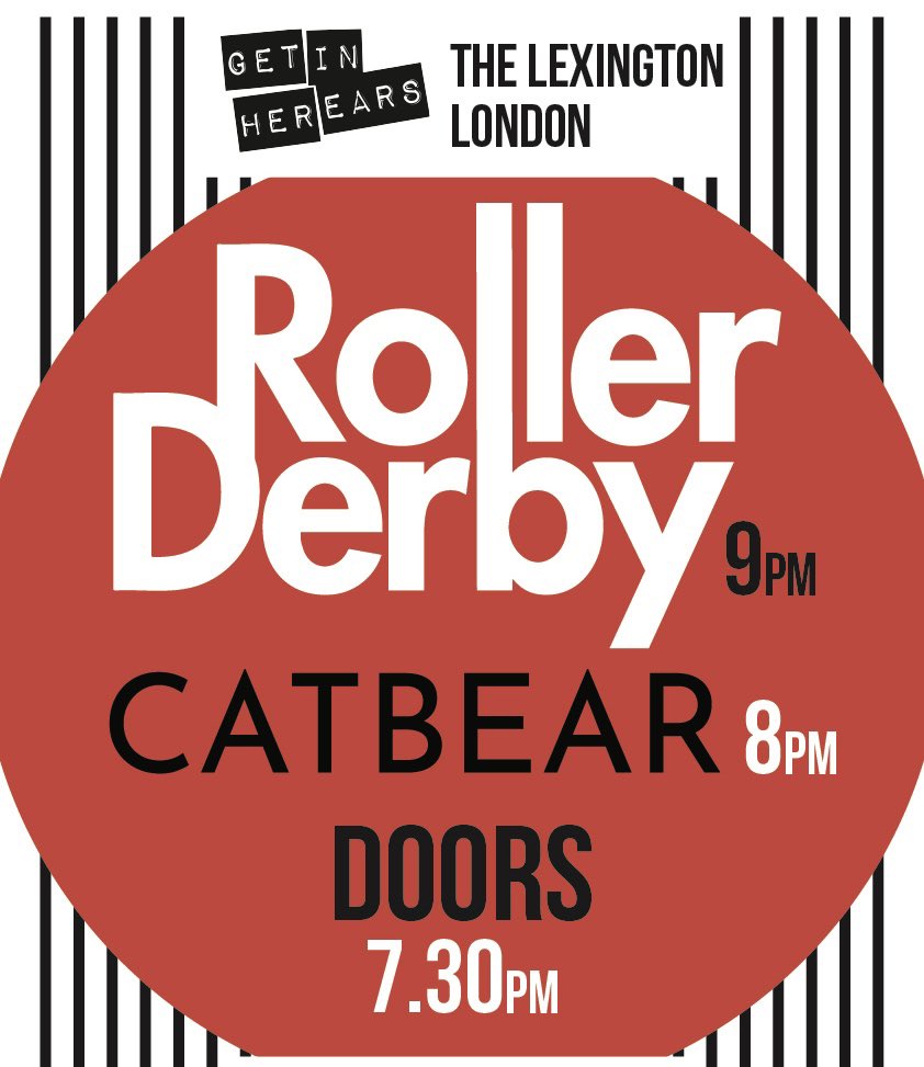 Get In Her Ears (@getinherears) on Twitter photo 💫 TONIGHT! 💫 We're at <a href="/thelexington/">The Lexington</a> for a night of the dreamiest live music with Roller Derby plus CATBEAR - we can't wait!
🎟🎲 Still a few tickets left on Dice: link.dice.fm/pKPCjpq0dTb?sh…
DM us for cheaplist.
(And there may be limited tickets for £15 available on the door) 💫 TONIGHT! 💫 We're at <a href="/thelexington/">The Lexington</a> for a night of the dreamiest live music with Roller Derby plus CATBEAR - we can't wait!
🎟🎲 Still a few tickets left on Dice: link.dice.fm/pKPCjpq0dTb?sh…
DM us for cheaplist.
(And there may be limited tickets for £15 available on the door)