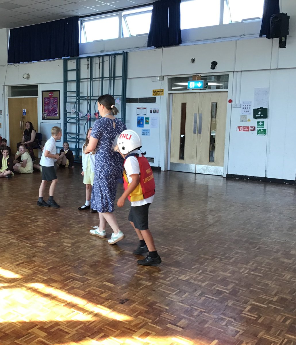 Miss Nederlof was rescued by Ben the lifeguard (on his jet ski) today after she got caught in a rip current!