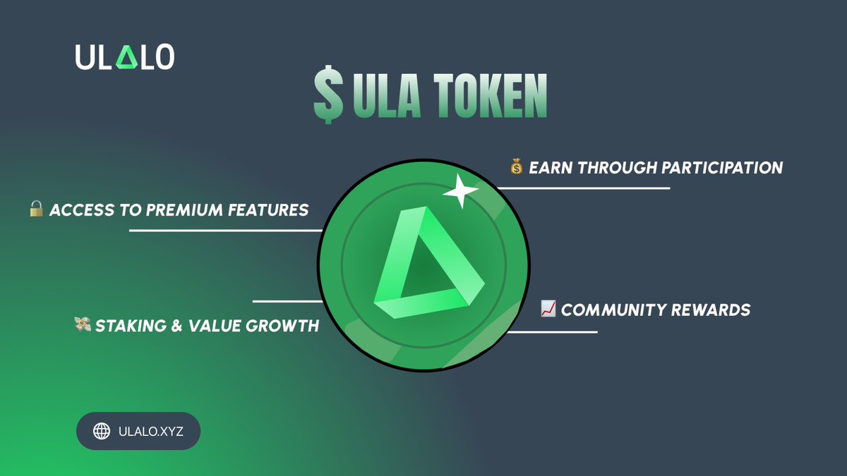 Fuel the future of #health with us! ⚡ $ULA isn’t just a token; it’s a movement towards better health. 

Join the #revolution!