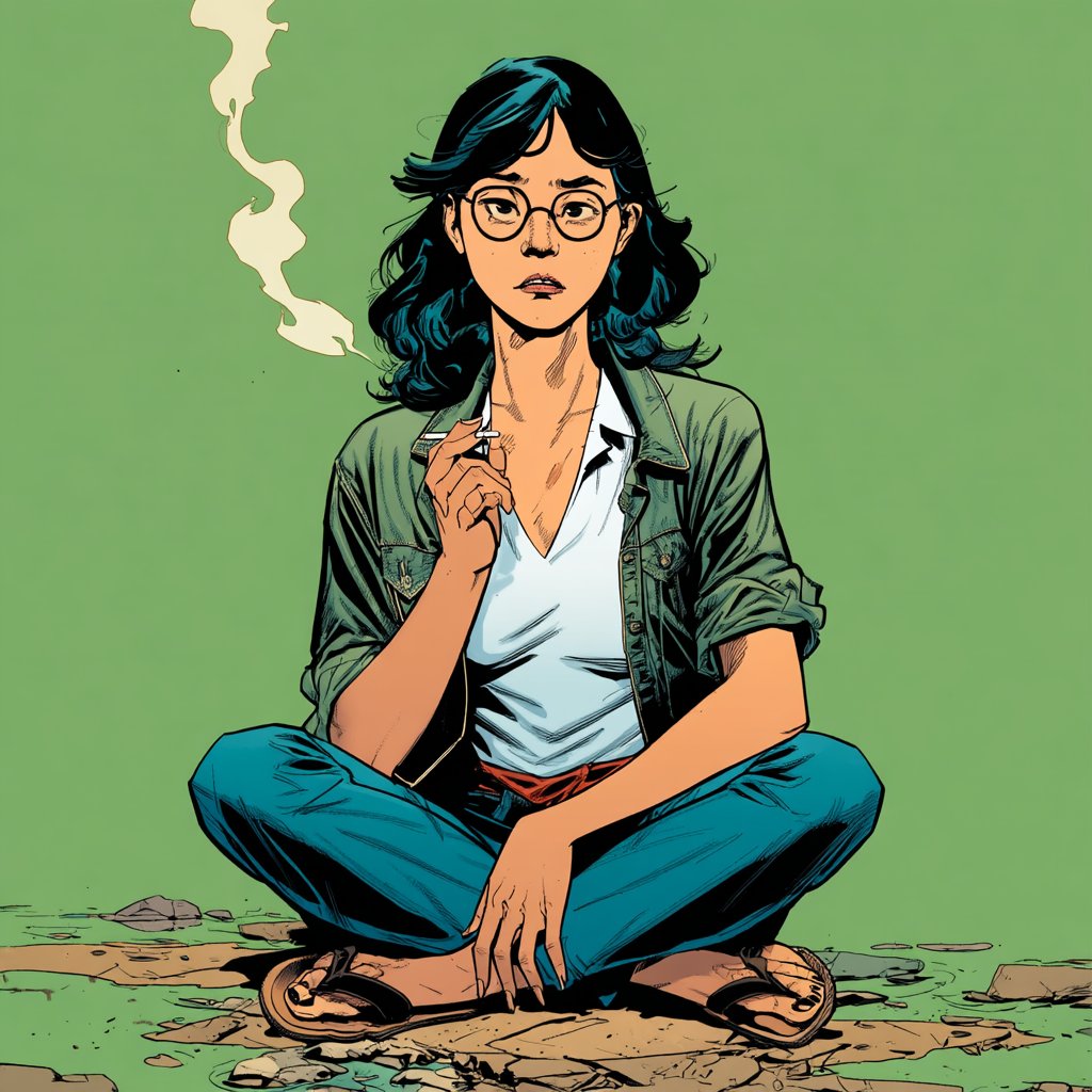 ミッドジャーニーのV7の新しいリファレンス機能は凄い。左のバストアップの絵から右の全身を生成してくれている。
画風をきちんと捉えてくれて一貫性を保ってる。
これで量産してLoRAに繋げていけばいいのかな。

#今日のなつこさん
#訳あってAIでおじさんを生成しています
#ComfyUI