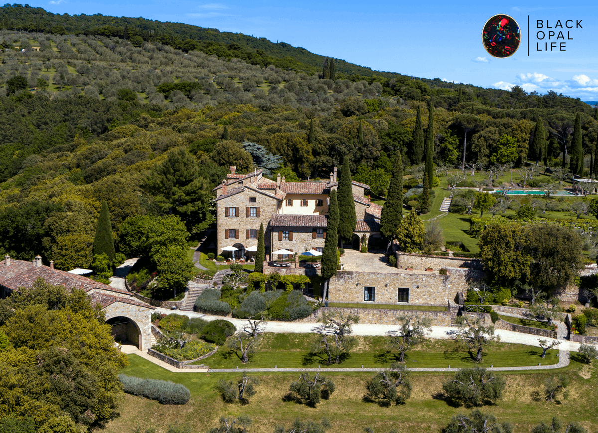 Some places aren't meant to be visited — they're meant to be experienced.

Tucked into rolling olive-draped hills, this estate isn’t about being seen but knowing you reside in history.

Privacy, presence, and the rarest kind of wealth: exclusive access, on your terms.

Black Opal