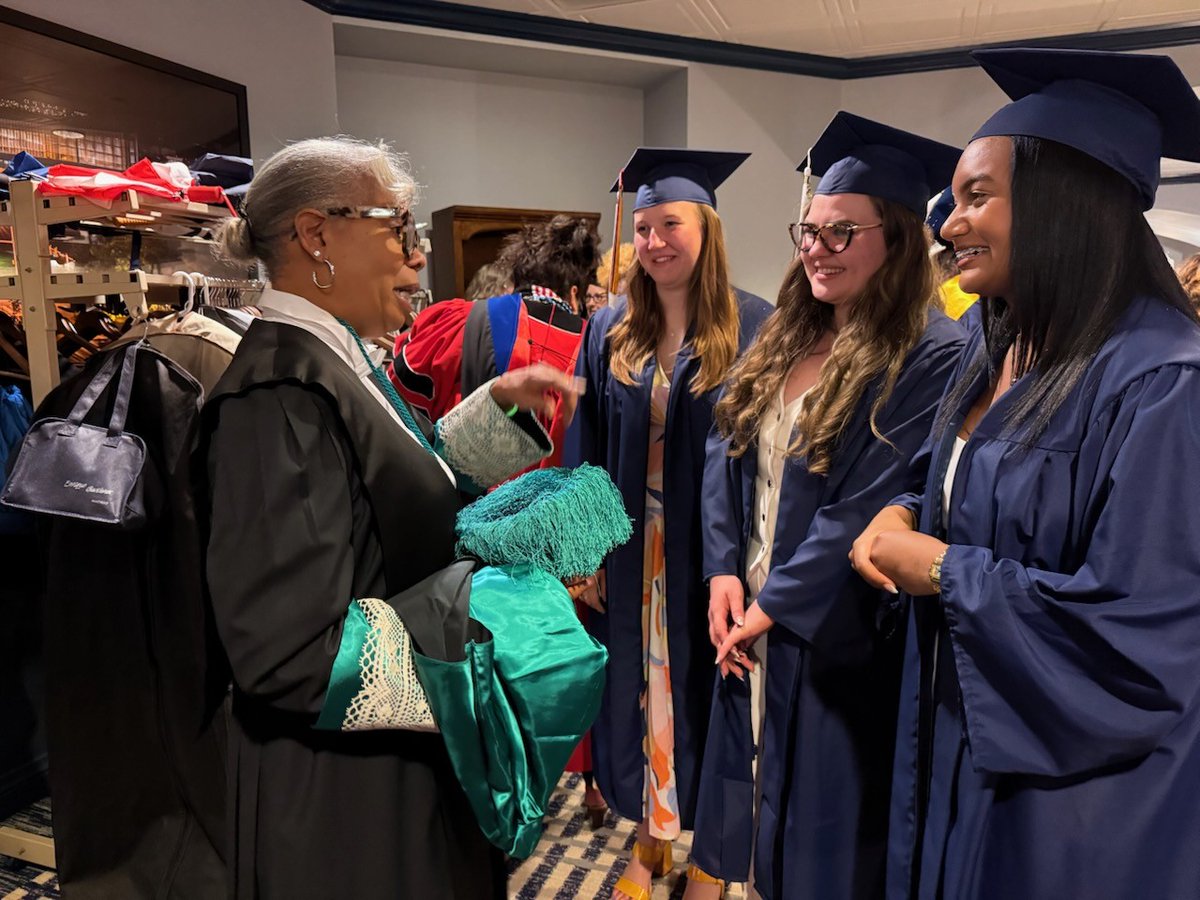 🎓Three very excited EPP graduates had the incredible honor of meeting Dr. Gloria Ladson-Billings!  As a pioneering scholar in education and a powerful voice for equity and justice, Dr. Ladson-Billings has inspired generations of educators including us.#EPSCommunity  #PennState