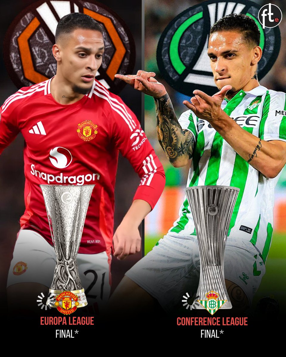 If Manchester United and Real Betis win their respective finals, Antony will become the first ever double European champion in the same season. 🤯🏆