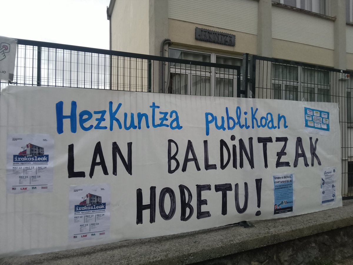 mbarki82's tweet photo. Hezkuntza komunitatea kalera goaz!! https://t.co/xdUIX6bhpL