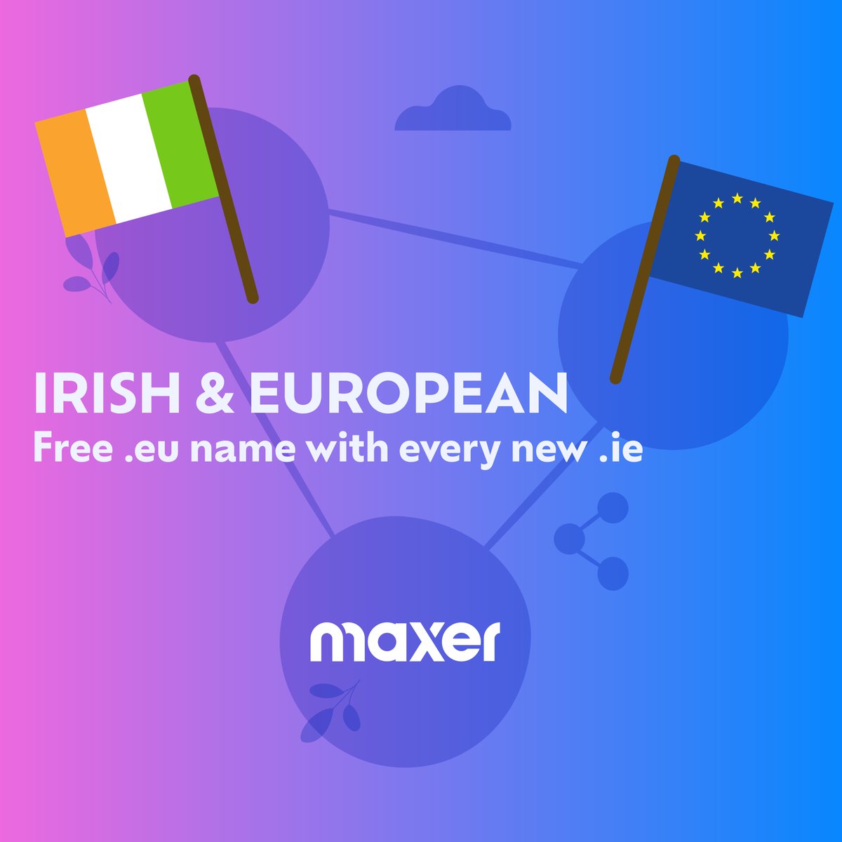 🇮🇪🇪🇺 Proudly Irish and proudly European! 🌍✨
For #EuropeDay, Irish businesses and individuals can register an .ie domain name and claim a FREE .eu domain. 🚀🔗
👉 maxer.com/irish-and-euro…
#IrishAndEuropean #EUdomain