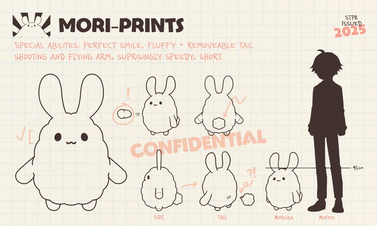 moriusa_STPR's tweet photo. There’s more than meets the eye with a cute Moriusa!  

Watch out, each Mori can lose its tail or drop their arms.  

What other secrets might these charming Mofees be hiding? https://t.co/8URYJbsZ88