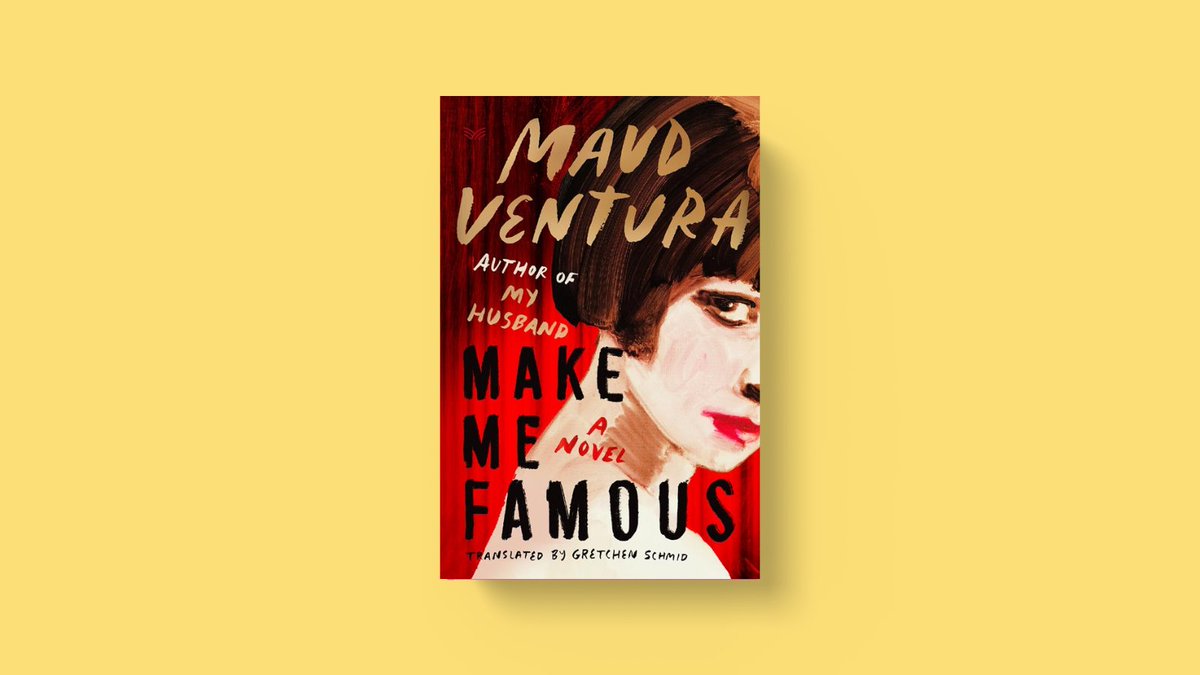 Daisy Jones and the Six meets Patricia Highsmith in MAKE ME FAMOUS, an addictive, intense novel about the brutal and ferocious road to glory, from the award-winning author of My Husband, Maud Ventura.

waterstones.com/book/make-me-f…