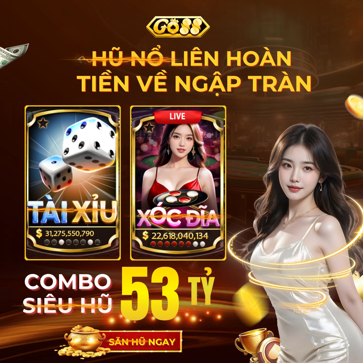 Go88Official's tweet photo. 🔥 COMBO H_Ũ 53 T.Ỷ: T_ÀI X_ỈU VÀ X_ÓC Đ_ĨA LIVE ĐANG “G.ÂY S.ỐT” TẠI GO88
💰 BÂY GIỜ! NGAY TẠI GO88 ! H_ũ T_ài X_ỉu 31 t.ỷ và X_óc Đ_ĩa Live 22 tỷ sẵn sàng chờ người chơi may mắn đến rinh về!
👉 C.l.i.c.k ngay GO88(chấm)COM
=====
GO88▪️COM
thegioigiaitrigo88 https://t.co/bCwxXa7cur