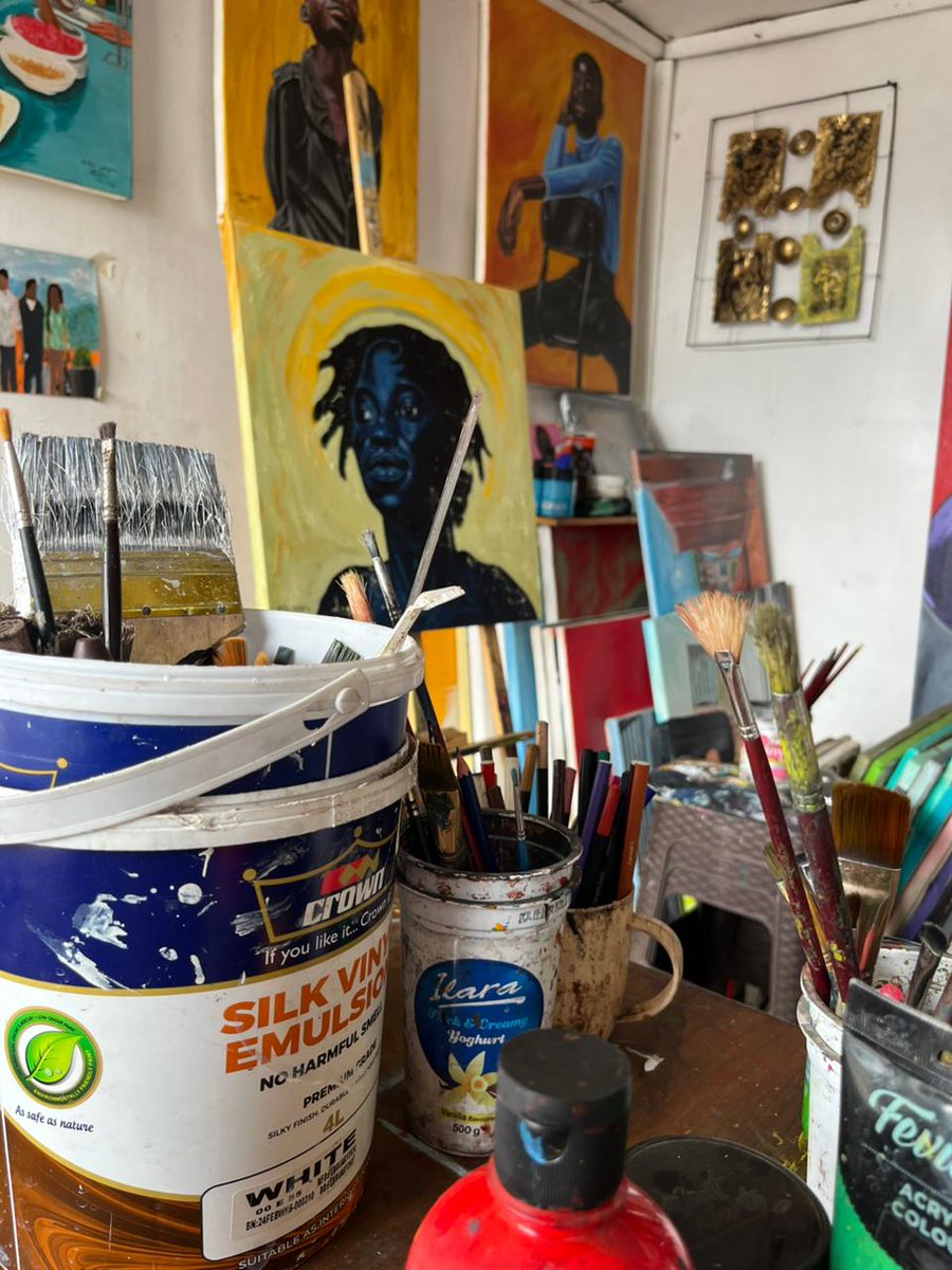 Work in progress by <a href="/Clinartisto/">Clinton Artisto</a> -  who'll be exhibiting at the #AffordableArtShowKe this month. 

Show runs 23-25 May. Get your tickets for the biggest art show in East Africa from <a href="/KenyaBuzz/">KenyaBuzz</a>