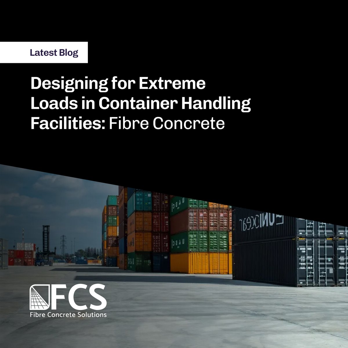Some of the highest loads applied to concrete slabs are in port or container handling facilities.

Find out how FCS design and optimise heavy-duty concrete slabs: ll.ink/flgpVu