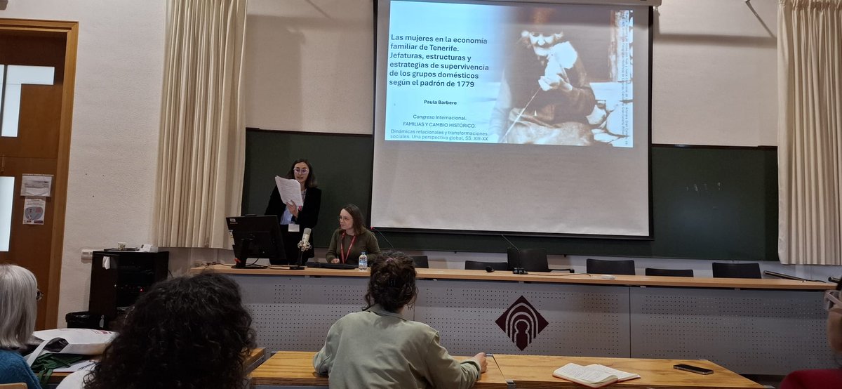 Paula Barbero (@paulabarbero10) on Twitter photo Muy agradecida a mi compi, Fátima Silva <a href="/CSarmentoCEP/">Casa de Sarmento</a>, por dar voz a mi comunicación: “Las mujeres solas en Tenerife”📜 en el Congreso Familias y cambio histórico✨. Gracias también a los organizadores <a href="/SEHISP_UCLM/">SEHISP_UCLM</a> y a la mesa “Mujeres sin hombres” por acoger este trabajo🙌 Muy agradecida a mi compi, Fátima Silva <a href="/CSarmentoCEP/">Casa de Sarmento</a>, por dar voz a mi comunicación: “Las mujeres solas en Tenerife”📜 en el Congreso Familias y cambio histórico✨. Gracias también a los organizadores <a href="/SEHISP_UCLM/">SEHISP_UCLM</a> y a la mesa “Mujeres sin hombres” por acoger este trabajo🙌