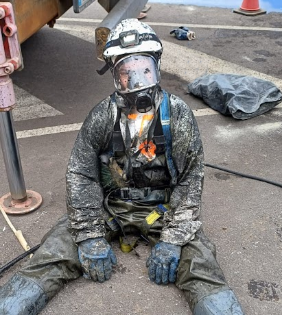 teidagua's tweet photo. 🧑🏭 Los trabajos en #Espacios confinados son tan exigentes como imprescindibles 😰 tras un breve descanso para coger resuello, estamos preparados para finalizarlos 💪
Limpieza de #EBAR #ElPris, en #Tacoronte
#SSL #PRL #SafetyFirst https://t.co/2VmHtXs4jy