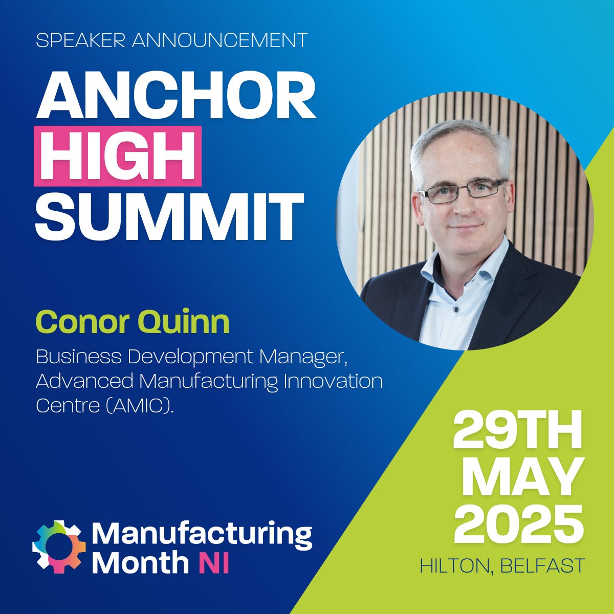 Manufacturing NI (@manufacturingni) on Twitter photo Delighted to welcome Conor Quinn from AMIC <a href="/QUBCityDeal/">Belfast Region City Deal at Queen's</a> as a guest speaker at the upcoming Anchor High Summit. In his session, Conor will explore Human-Centred Manufacturing, Industry 5.0 & what it means for today’s manufacturers.
🔗 manufacturingmonthni.com/anchorhighsumm… Delighted to welcome Conor Quinn from AMIC <a href="/QUBCityDeal/">Belfast Region City Deal at Queen's</a> as a guest speaker at the upcoming Anchor High Summit. In his session, Conor will explore Human-Centred Manufacturing, Industry 5.0 & what it means for today’s manufacturers.
🔗 manufacturingmonthni.com/anchorhighsumm…