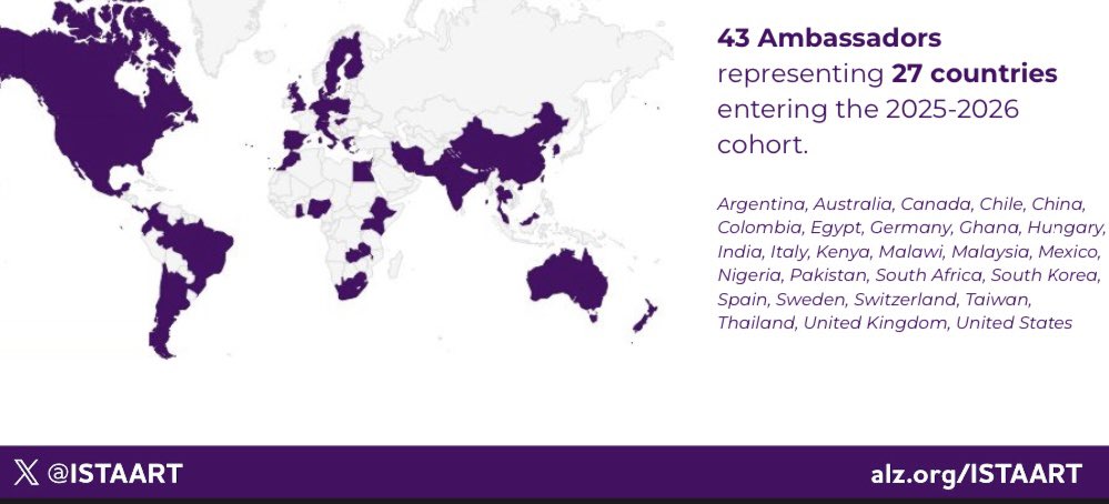 Rahul Sidhu (@rahulsidhu_) on Twitter photo Honoured to share that I’ve been selected as a Global Ambassador for <a href="/ISTAART/">ISTAART</a> - International Society to Advance Alzheimer’s Research and Treatment; representing the UK. I look forward to starting my duties at <a href="/alzassociation/">Alzheimer's Association</a> this July in Toronto #AAIC
istaart.alz.org/ambassadors-25 Honoured to share that I’ve been selected as a Global Ambassador for <a href="/ISTAART/">ISTAART</a> - International Society to Advance Alzheimer’s Research and Treatment; representing the UK. I look forward to starting my duties at <a href="/alzassociation/">Alzheimer's Association</a> this July in Toronto #AAIC
istaart.alz.org/ambassadors-25
