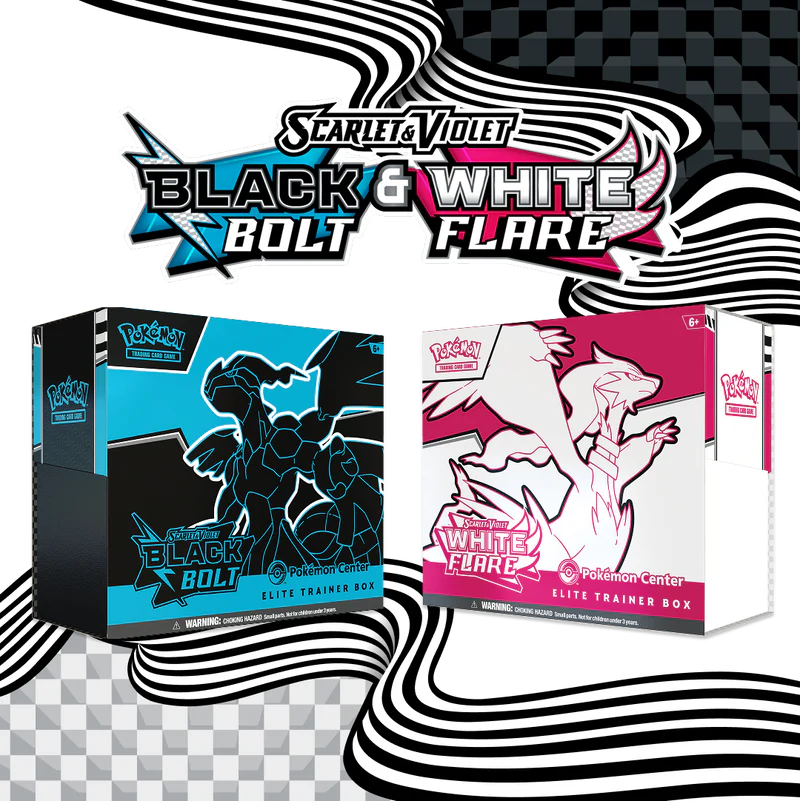 Ultimate Guide to Pokmon Black Bolt & White Flare! Preorders for Pokmon  TCG: Black Bolt & White Flare start today! Listings are up but not live yet  at Amazon, Best Buy, Target,