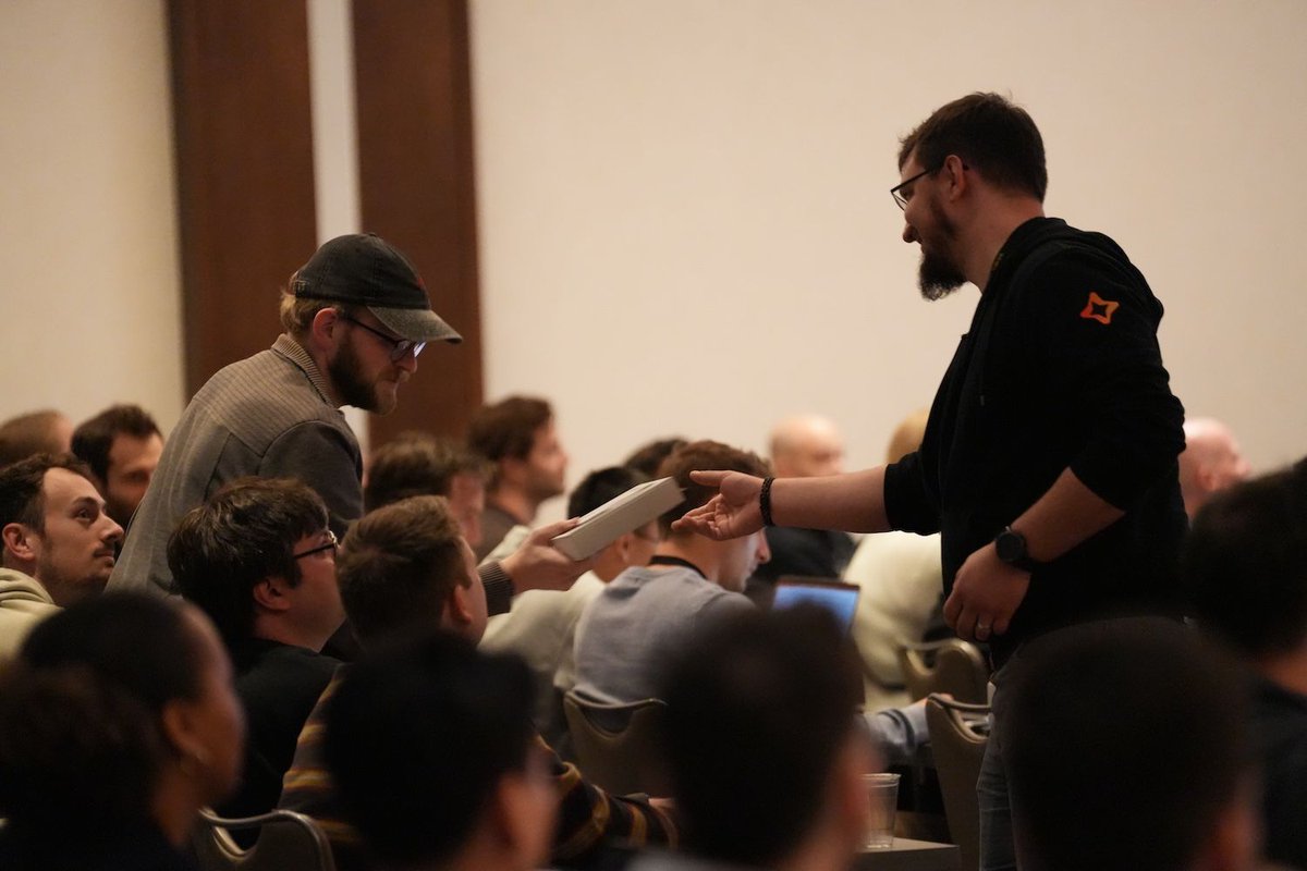 Kevin Suhajda (@kevsuda) on Twitter photo We didn't get a chance to talk at <a href="/DeepDishSwift/">Deep Dish Swift 🍕 2026</a> 2025, but we brought our smiles to the stage for the <a href="/codemagicio/">Codemagic</a> raffle 😀
Thanks for the pictures <a href="/_chuckyc/">Charlie Chapman</a> 📷 We didn't get a chance to talk at <a href="/DeepDishSwift/">Deep Dish Swift 🍕 2026</a> 2025, but we brought our smiles to the stage for the <a href="/codemagicio/">Codemagic</a> raffle 😀
Thanks for the pictures <a href="/_chuckyc/">Charlie Chapman</a> 📷