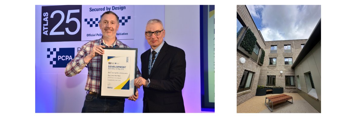 Secured by Design (@securedbydesign) on Twitter photo Highgate East mental health facility and DOCOs Steve Downing and Ellen Ramasawmy won the Healthcare Development ATLAS award, the Secured by Design awards. loom.ly/JvomjVw #ATLAS #MentalHealth <a href="/metpoliceuk/">Metropolitan Police</a> <a href="/IntegratedNHS/">NHS Integrated Care</a> <a href="/bamukandireland/">BAM UK & Ireland</a> Highgate East mental health facility and DOCOs Steve Downing and Ellen Ramasawmy won the Healthcare Development ATLAS award, the Secured by Design awards. loom.ly/JvomjVw #ATLAS #MentalHealth <a href="/metpoliceuk/">Metropolitan Police</a> <a href="/IntegratedNHS/">NHS Integrated Care</a> <a href="/bamukandireland/">BAM UK & Ireland</a>