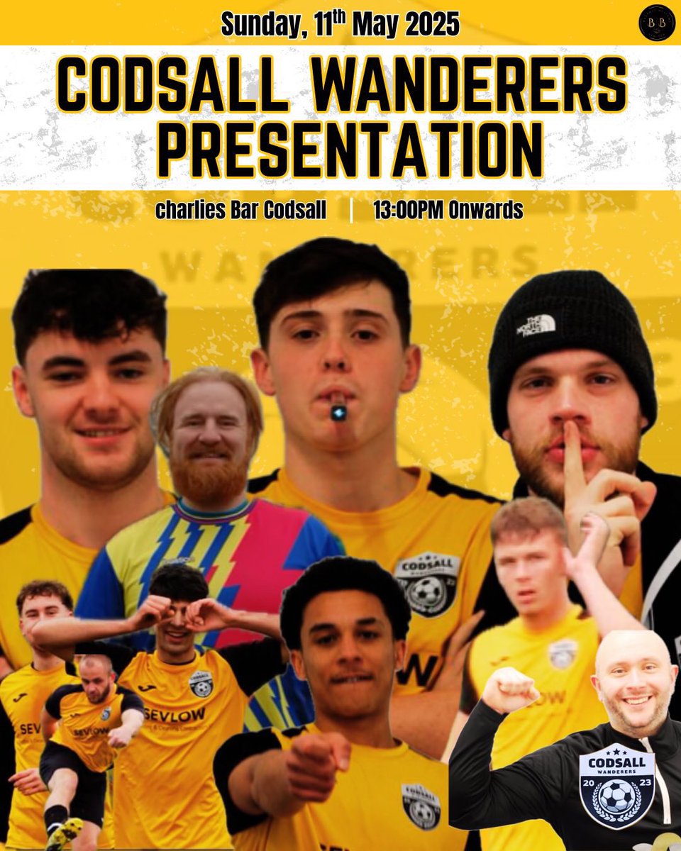 This Sunday we round off a much improved season with a home game against one place below us Black Country Pheonix. That will be followed by our end of season awards presentation at Charlie’s Sports Bar💛🖤