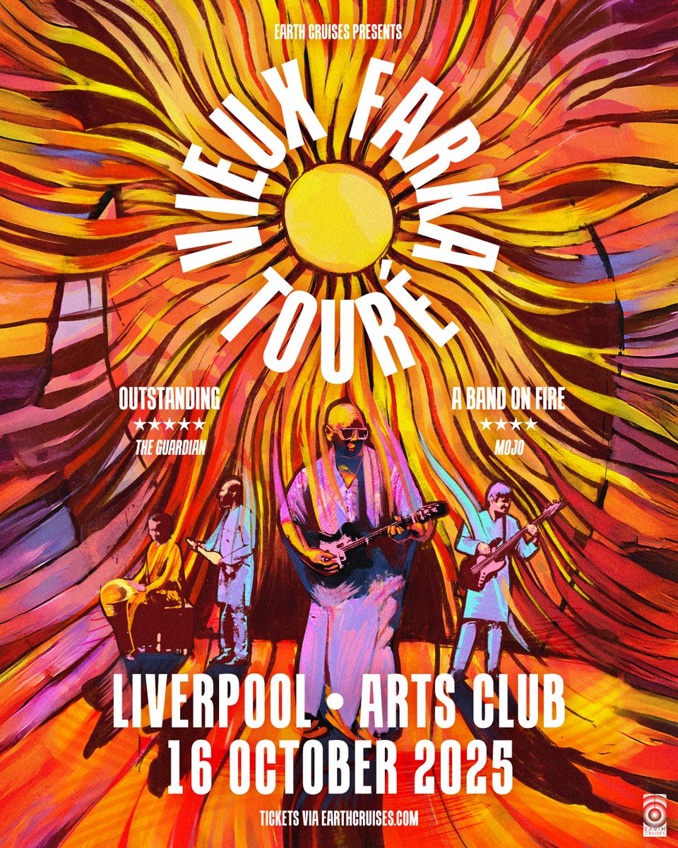 artsclublpool's tweet image. ON SALE
Vieux Farka Toure will be coming to arts club on the 16th October
Tickets are on sale now - seetickets.com/event/vieux-fa…