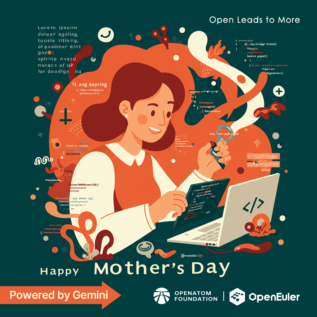 openEuler's tweet photo. This #MothersDay, we blended #AI + β€οΈ using #Gemini, #ChatGPT, #Qwen & #Jimeng to create gifts for moms β check them out! π
Now it's your turn: make your own with #opensource tools and tag us. Can't wait to see your heartful masterpieces! π
#openEuler #AIForMom #CodeWithLove https://t.co/EgUXIk4QJR