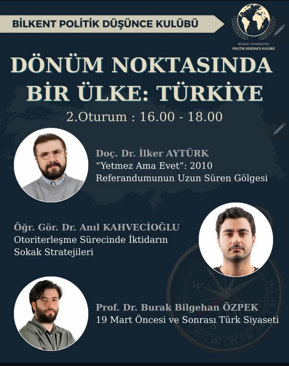 Hukuk ve Siyaset Bilimi penceresinden kapsamlı ve ufuk açıcı bir tartışma olacağını düşünüyorum. 

İlgi duyan ve vakit ayırabilecek olan herkesle görüşmek, birlikte düşünmek ve birbirimizden öğrenmek üzere..