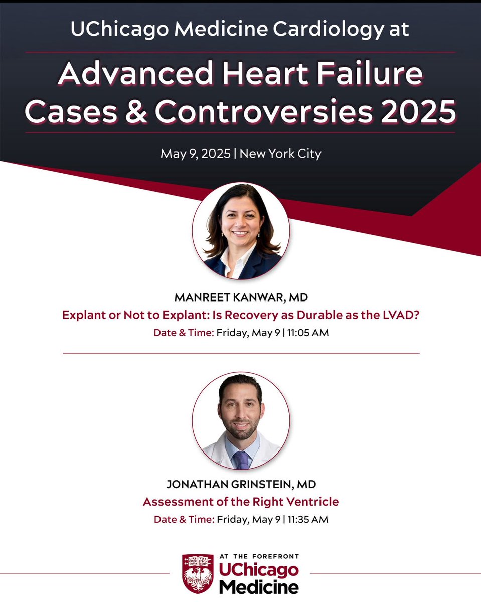 Advanced Heart Failure Cases and Controversies.Looking forward to stellar lineup of talks today!!
<a href="/nyulangone/">NYU Langone Health</a> <a href="/nyugrossman/">NYU Grossman School of Medicine</a> 
<a href="/JasonKatzMD/">Jason N. Katz</a> <a href="/KadoshBernard/">Bernard Kadosh</a> <a href="/ReyentovichHFMD/">Alex Reyentovich, MD</a> <a href="/UChicagoCardio/">UChicagoCardio</a> <a href="/ISHLT/">The ISHLT</a> <a href="/JosefStehlik/">Josef Stehlik</a> @manreetkanwar
#AHFTC #CardioTwitter