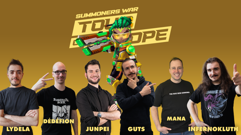 Summoners War FR (@summonerswar_fr) on Twitter photo Le Tour of Europe Bordeaux, c'est samedi la semaine prochaine !
Sur place, vous pourrez rencontrer les influenceurs suivants :
<a href="/GutsTheBERSERK5/">GutsTheBERSERK</a>
<a href="/Dedefion_TV/">Dedefion_TV</a>
<a href="/TK_Inf/">Inf'</a>
Lydela
<a href="/JunpeiFrance/">JunpeiFrance</a>
<a href="/ManaProd/">Lord Mana</a>
On a hâte de vous retrouver là-bas ! Le Tour of Europe Bordeaux, c'est samedi la semaine prochaine !
Sur place, vous pourrez rencontrer les influenceurs suivants :
<a href="/GutsTheBERSERK5/">GutsTheBERSERK</a>
<a href="/Dedefion_TV/">Dedefion_TV</a>
<a href="/TK_Inf/">Inf'</a>
Lydela
<a href="/JunpeiFrance/">JunpeiFrance</a>
<a href="/ManaProd/">Lord Mana</a>
On a hâte de vous retrouver là-bas !