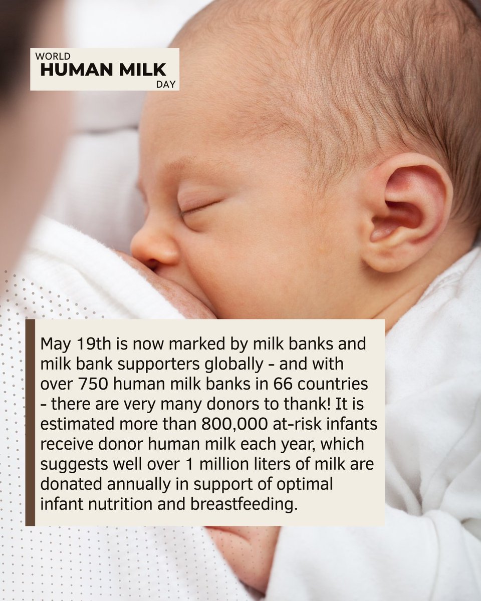 Each year, more than 800,000 vulnerable infants benefit from donor milk – a true testament to the power of community and compassion. 🍼💛 Thank you to every donor helping tiny lives thrive. 💖

#WorldHumanMilkDonationDay #MilkDonationMatters #Scan4Safety #HIMSS6Compliance