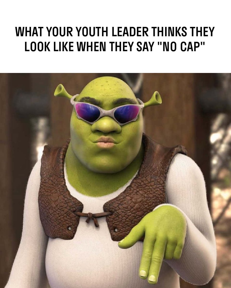 I'm not a regular youth leader, I'm a cool youth leader