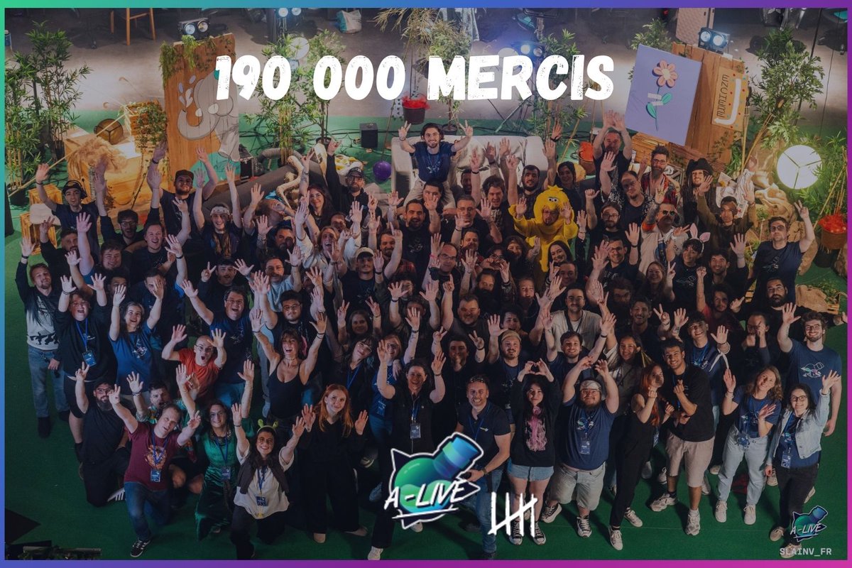 A-Live Event (@aliveevent_) on Twitter photo 190 000 MERCIS ! 🥰
ça y est, on réalise : l'événement du weekend dernier a bien eu lieu, avec son lot d'émotions, sa bonne humeur, sa bienveillance... et sa cagnotte record.
Les 2, 3 et 4 mai derniers, nous nous sommes unis pour soulager la douleur avec l'<a href="/Inst_Analgesia/">Institut Analgesia</a> 💪 190 000 MERCIS ! 🥰
ça y est, on réalise : l'événement du weekend dernier a bien eu lieu, avec son lot d'émotions, sa bonne humeur, sa bienveillance... et sa cagnotte record.
Les 2, 3 et 4 mai derniers, nous nous sommes unis pour soulager la douleur avec l'<a href="/Inst_Analgesia/">Institut Analgesia</a> 💪