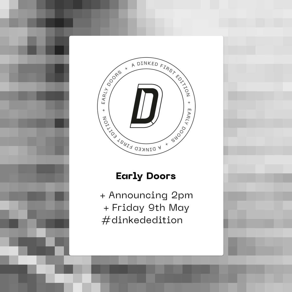 vinyltaprecords's tweet image. Keep ya eyes peeled for the first of a new series of releases from @dinkededition at 2pm today!

#dinkededition #EarlyDoors #FirstEdition