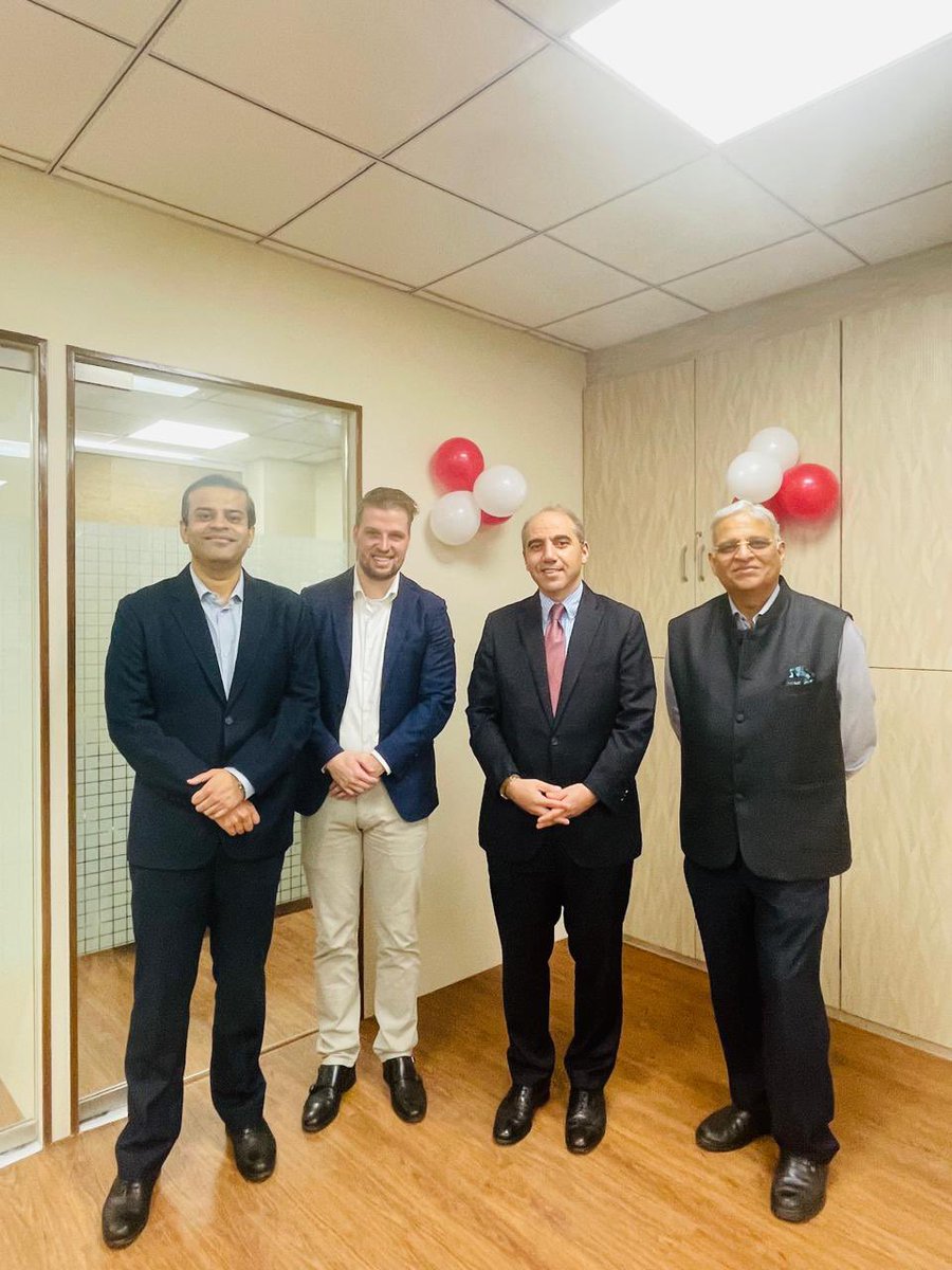 Today, CG Nabil Taouati inaugurated <a href="/royalihc/">Royal IHC</a> new office in #NaviMumbai, marking a significant expansion of their manufacturing footprint in 🇮🇳 

🇳🇱🇮🇳 are #StrategicPartners in #MaritimeDevelopment incl. sustainable &amp; innovative shipbuilding as part of the #MakeinIndia ambitions.