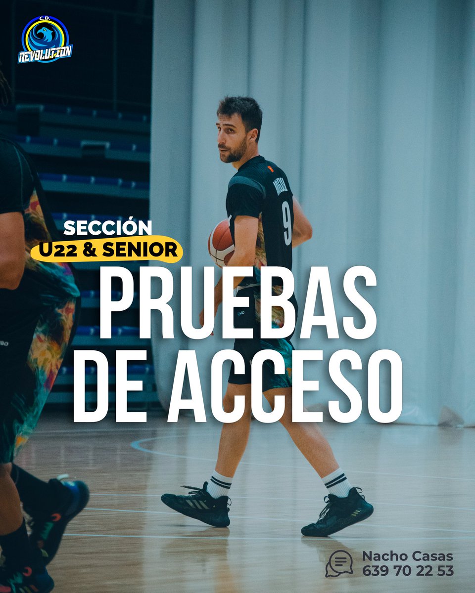 CDERevolution's tweet image. Si quieres jugar en Revo la próxima temporada ponte en contacto con nosotros! Tenemos equipos en todas las categorías:
📲 Silvia: 697634193 - Sec. Masculina (2017-08)
📲 Olmo: 636890784 - Sec. Femenina (2017-08)
📲 Nacho: 639702253 - U22s &amp;amp; Seniors (&amp;gt;2008)