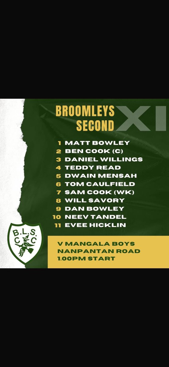 BroomLeys Cricket Club tweet media