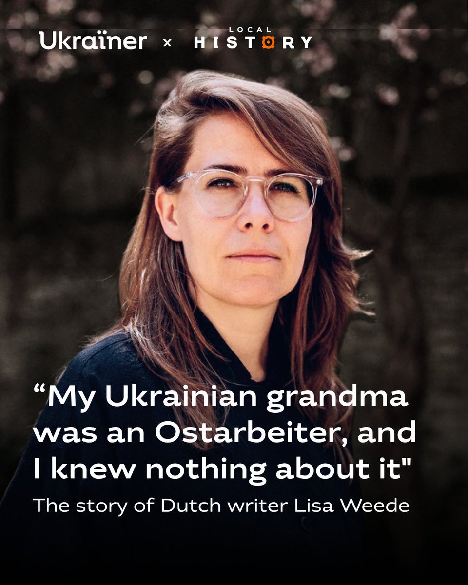 Lisa Weeda’s grandmother Oleksandra was taken from Ukraine by the Nazis as an Ostarbeiter, a forced worker. She survived, built a new life in the Netherlands—and became the inspiration for Lisa’s debut novel. Here’s her story:

🧵1/10